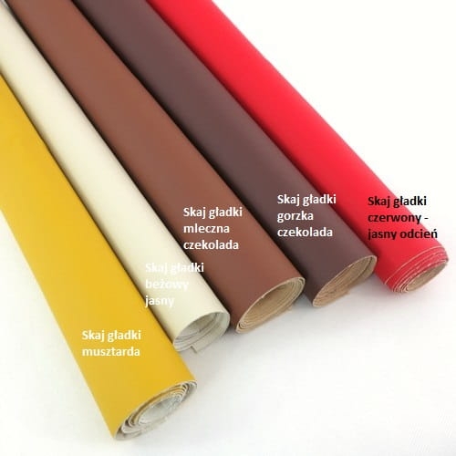 Ekoskóra / skaj gładki beżowy jasny