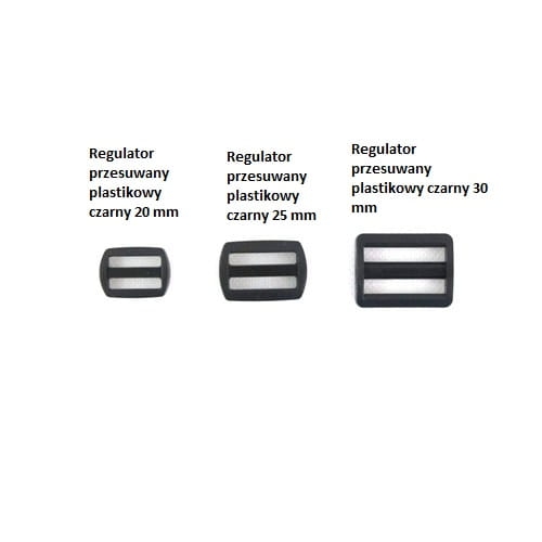 Regulator 30 mm plastikowy czarny