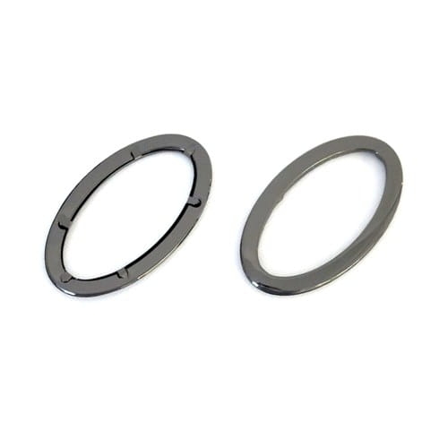 Ucha do torby metalowe - czarne 7 cm x 12 ...JPG