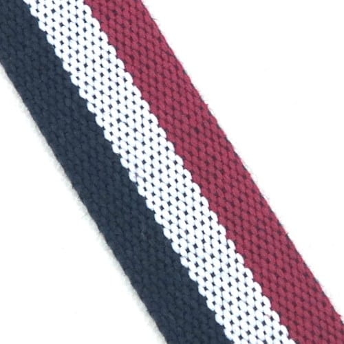 Taśma nośna 38 mm pasy granatowo-biało-czerwone 2.JPG