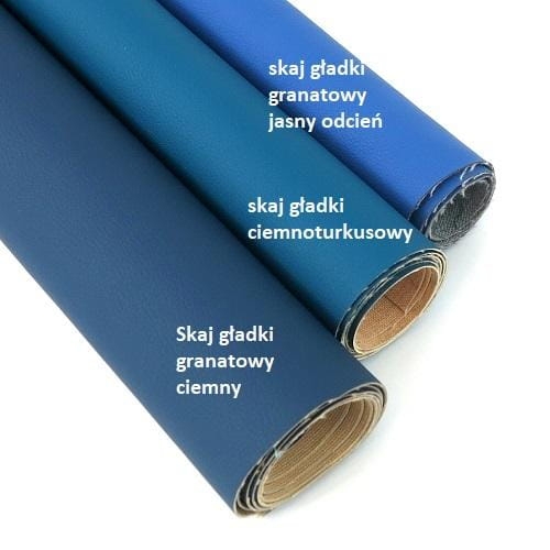 Ekoskóra / skaj gładki granatowy ciemny