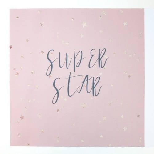 Panel wodoodporny 34x34 cm „Super Star” brudny róż pastelowy 0.JPG