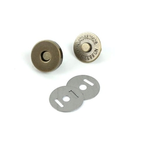 Magnes - zapięcie 18 mm kolor stare złoto
