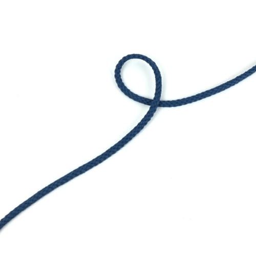 Sznurek bawełniany 5 mm granatowy