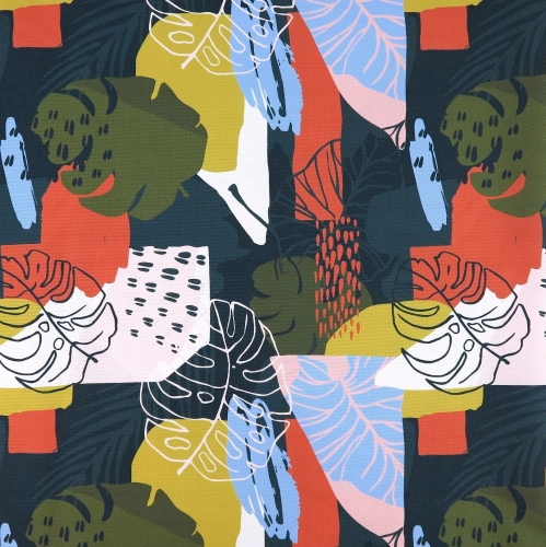 TKANINA WODOODPORNA Abstrakcja – monstera