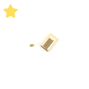 Końcówka do taśmy suwakowej kolor złoty