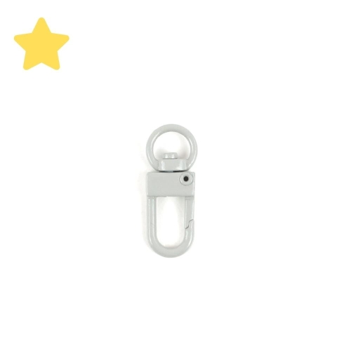 Karabińczyk 10 mm kolor szary