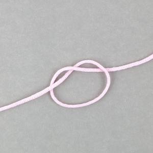 Sznurek bawełniany 3 mm pleciony różowy jasny