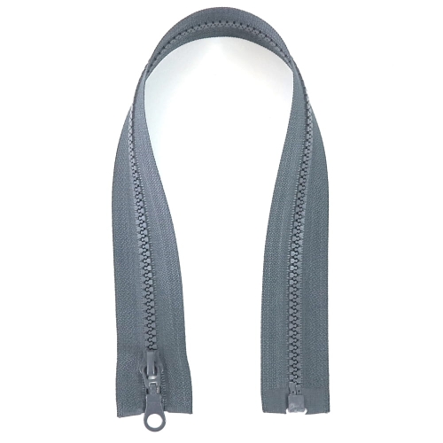 Zamek kostkowy rozdzielczy 5 mm/40 cm kolor szary