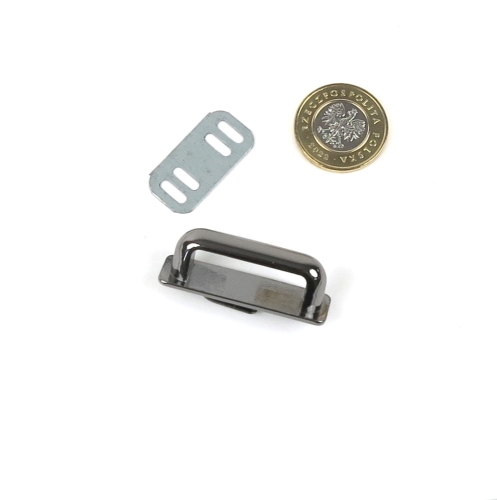 Uchwyt do torebki kolor czarny 25 mm