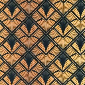 WELUR TAPICERSKI Art deco wachlarze [6-8]