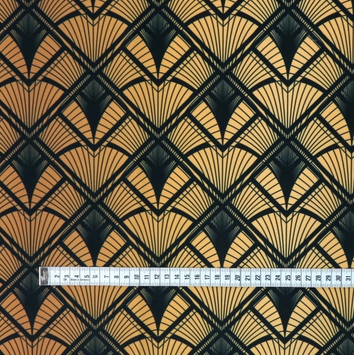 WELUR TAPICERSKI Art deco wachlarze