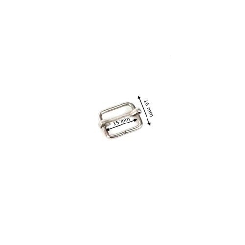 Regulator przesuwany 15 mm kolor srebrny