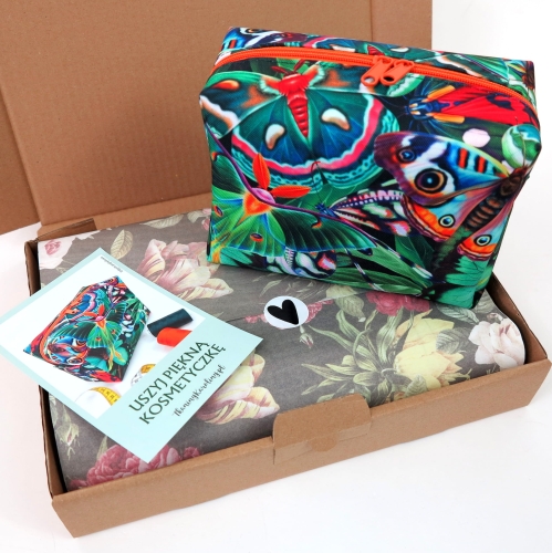 Box prezentowy - kosmetyczka kwadratowa