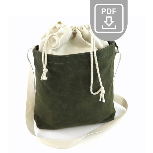 Wykrój - torebka z kominem