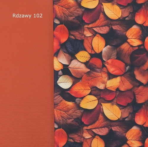 TKANINA WODOODPORNA Liście mix
