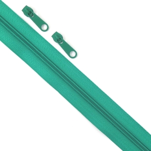 Taśma suwakowa spiralna 5 mm zielona 242