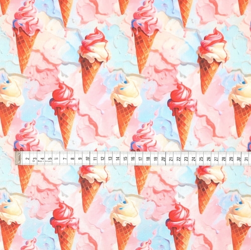 TKANINA WODOODPORNA Lody