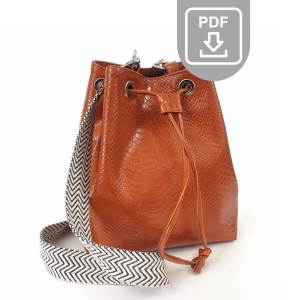 Wykrój - bucket bag + FREE Tutoria