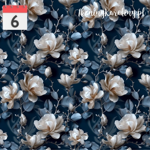 WELUR TAPICERSKI - Kwiat magnolii 3D [6].jpg