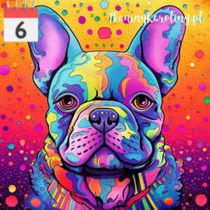Panel wodoodporny 50x50cm Buldog neon [6]