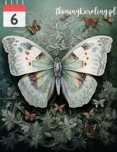 Panel wodoodporny 40x50cm Nocny motyl [6]
