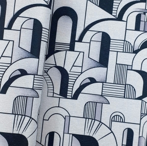JEANS WODOODPORNY - Labirynt na szarym