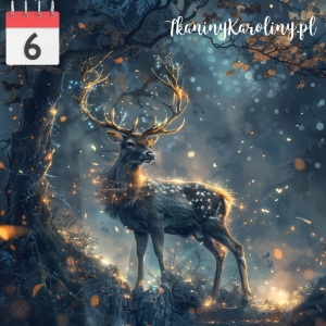 Panel welurowy Magiczny jeleń 2 [6]