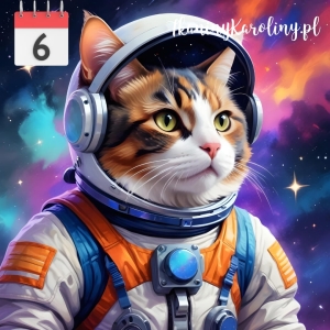 Panel welurowy Kot w kosmosie Jurij [6]