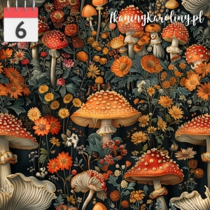 WELUR TAPICERSKI Grzyby leśne 6 [6]