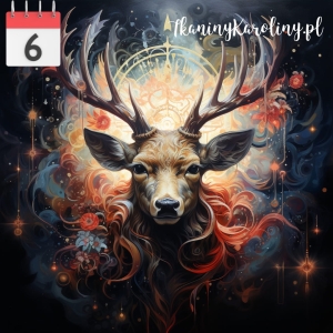 Panel welurowy Jeleń Rudolf [6]