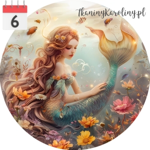 Panel welurowy okrągły Syrena 2 [6]
