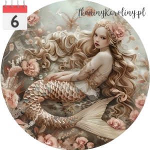 Panel welurowy okrągły Syrena 10 [6]
