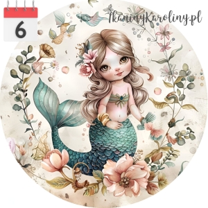 Panel welurowy okrągły Syrena 11 [6]