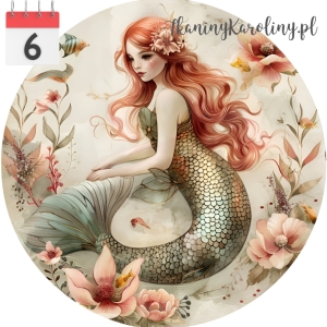 Panel welurowy okrągły Syrena 15 [6]
