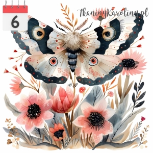 Panel welurowy Motyl nocny 16 [6]
