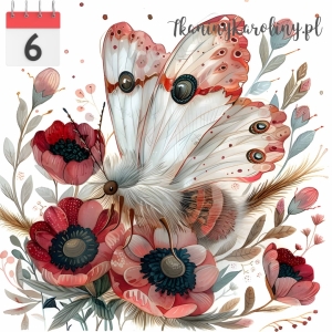 Panel welurowy Motyl nocny 14 [6]