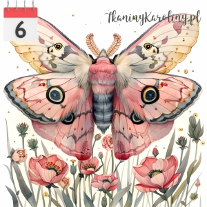Panel welurowy Motyl nocny 6 [6]