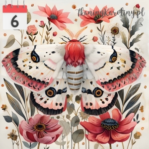 Panel welurowy Motyl nocny 5 [6]