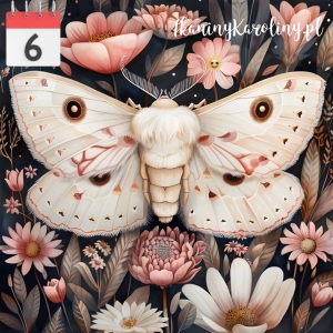 Panel welurowy Motyl nocny 2 [6]
