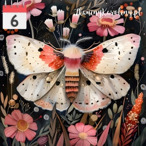 Panel wodoodporny 50x50cm Motyl nocny 15 [6]