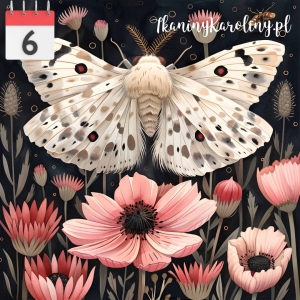 Panel wodoodporny 50x50cm Motyl nocny 3 [6]