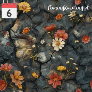 SOFTSHELL WODOODPORNY Kwiaty na skałach 13 [6]