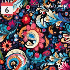 SOFTSHELL WODOODPORNY Paisley kwiatowy 5 [6]