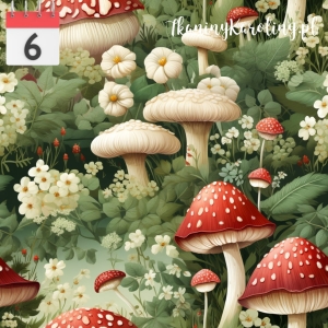 SOFTSHELL WODOODPORNY Grzyby leśne 3 [6]