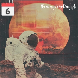 Panel welurowy Retro astronauta 1 [6]