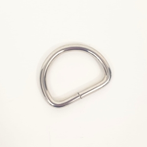 Półkole / uchwyt 25*19*3 mm kolor srebrny