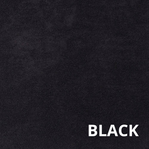 Munich Suede Tkanina tapicerska zamszowa Black