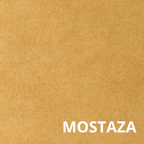 Munich Suede Tkanina tapicerska zamszowa Mostaza