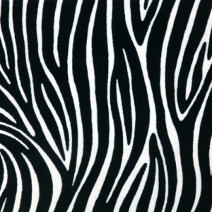 Welur tapicerski drukowany - Zebra 
